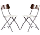 ESF Furniture 3147 Chair in Wenge White (Set of 4)