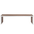Gridiron Large Wood Inlay Bench