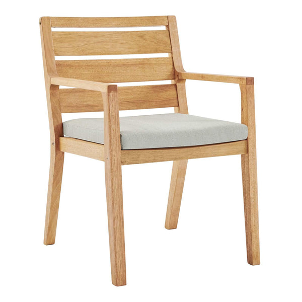 Portsmouth Karri Wood Outdoor Patio Dining Armchair image