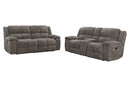 Parker Living Buster Manual Reclining Sofa and Loveseat