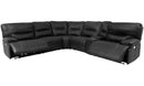 Parker Living Spartacus 6 Piece Modular Power Reclining Sectional with Power Adjustable Headrests