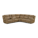 Parker Living Momentum 6 Piece Modular Power Reclining Sectional with Power Adjustable Headrests