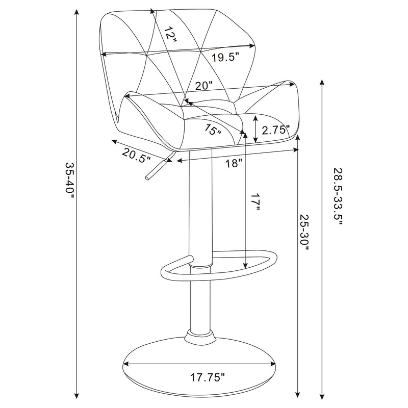 Berrington Adjustable Bar Stool