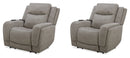 Parker Living Penfield - Frappe Power Zero Gravity Recliner with Heat & Massage Two Pack