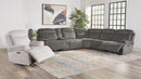 Parker Living Alpine - Airy Midnight 6 Piece Zero Gravity Power Reclining Sectional with Power Adjustable Headrests