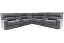 Parker Living Polaris 7 Piece Modular Power Reclining Sectional with Power Adjustable Headrests