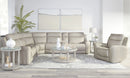 Parker Living Calgary 6 Piece Modular Reclining Sectional with Power Adjustable Headrests