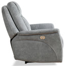 Parker Living Linus - Hudson Grey Power Reclining Sofa and Recliner