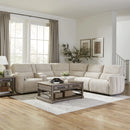 Parker Living Modesto 6 Piece Modular Power Reclining Sectional with Power Adjustable Headrests