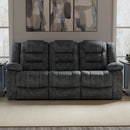 Parker Living Bolton - Misty Storm Manual Reclining Sofa and Two Recliners