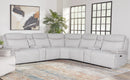 Parker Living Alpine - Airy Midnight 7 Piece Zero Gravity Power Reclining Sectional with Power Adjustable Headrests
