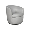 Parker Living Barolo 100% Italian Leather Swivel Club Chair Two Pack