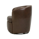 Parker Living Barolo 100% Italian Leather Swivel Club Chair Two Pack