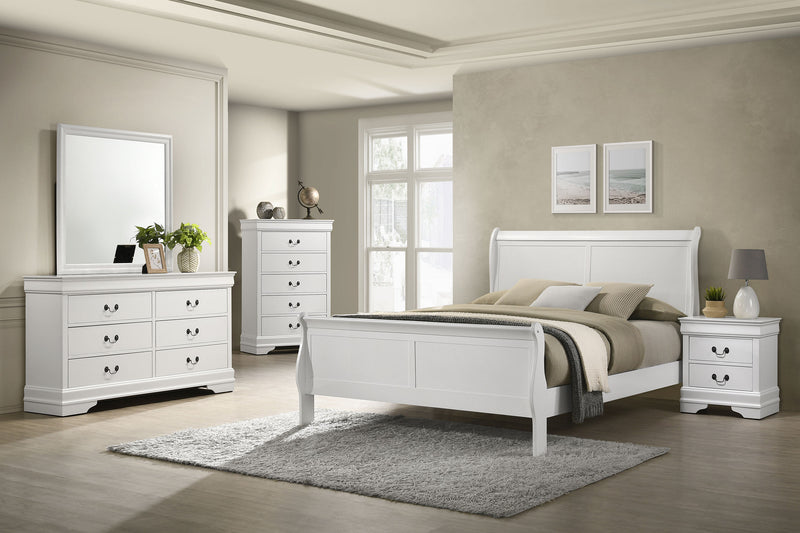 Louis Philippe Bedroom Sets White