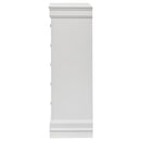 Louis Philippe 5-drawer Bedroom Chest White