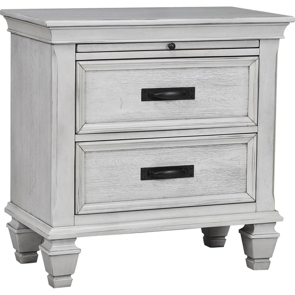 Franco 2-drawer Nightstand Antique White image