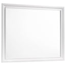 Barzini Rectangle Dresser Mirror White