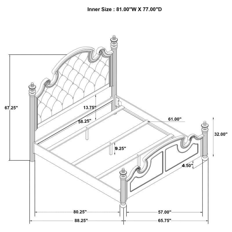 Celina 5 Pc Bedroom Set