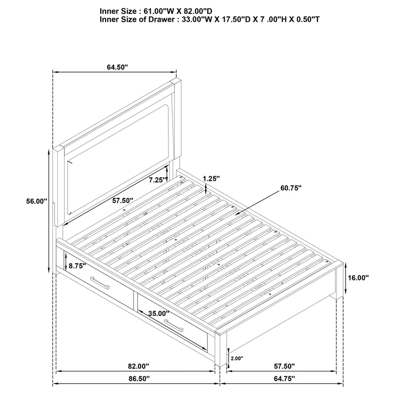 Kenora Queen Bed