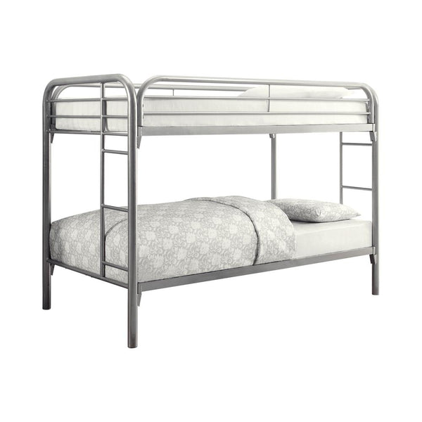 Morgan Twin Over Twin Bunk Bed Silver image