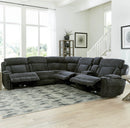 Parker Living Dalton 6 Piece Modular Power Reclining Sectional with Power Adjustable Headrests