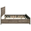 Kauffman Panel Platform Storage Bed