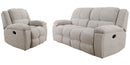 Parker Living Buster Manual Reclining Sofa and Recliner