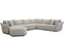 Parker Living Playful - Canes Cobblestone 6 Piece Modular Sectional