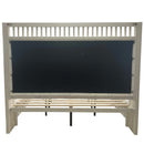 Parker House Americana Modern Bedroom Queen Shelter Bed 2 Nightstands Dresser with Mirror and Chest