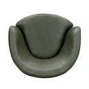 Parker Living Barolo 100% Italian Leather Swivel Club Chair Two Pack