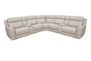 Parker Living Calgary 7 Piece Modular Reclining Sectional with Power Adjustable Headrests