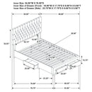 Soledad Panel Platform Storage Bed