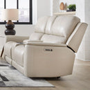 Parker Living Easton - Steamboat Brown Zero Gravity Power Reclining Tilt Console Loveseat P3