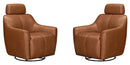 Parker Living Miles Swivel Gliding Accent Chair Two Pack