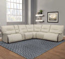 Parker Living Spartacus 6 Piece Modular Power Reclining Sectional with Power Adjustable Headrests