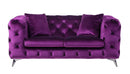 Acme Furniture Atronia Loveseat in Purple 54906