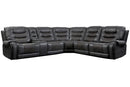Parker Living Outlaw - Stallion 6 Piece Modular Power Reclining Sectional with Drop Down Table