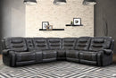 Parker Living Outlaw - Stallion 6 Piece Modular Power Reclining Sectional with Drop Down Table