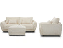 Parker Living Utopia - Mega Ivory 2 Seat Sofa with Lumbar Pillow