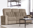 Parker Living Equinox Power Reclining Sofa with Drop Down Table