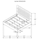 Chloe Panel Bed