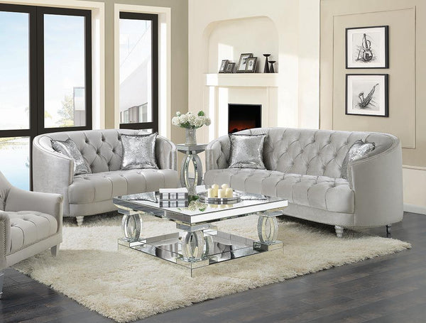 Avonlea 2-piece Tufted Living Room Set Grey image