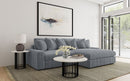 Blaine Upholstered Reversible Sectional Fog