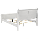 Louis Philippe Sleigh Panel Bed