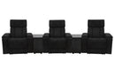 Parker Living Phoenix Zero Gravity Power 3 Seat Home Theater Seating with 2 Wedges and Immersive Audio