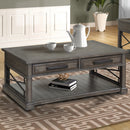 Parker House Sundance - Smokey Grey Cocktail Table with 2 End Tables
