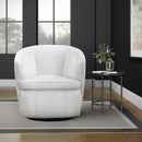 Parker Living Barolo 100% Italian Leather Swivel Club Chair Two Pack