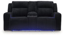 Forest Lake Power Reclining Loveseat with Console