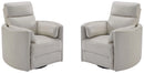 Parker Living Radius - Powered By Freemotion Cordless Power Swivel Glider Recliner Two Pack