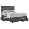 Soledad Panel Platform Storage Bed